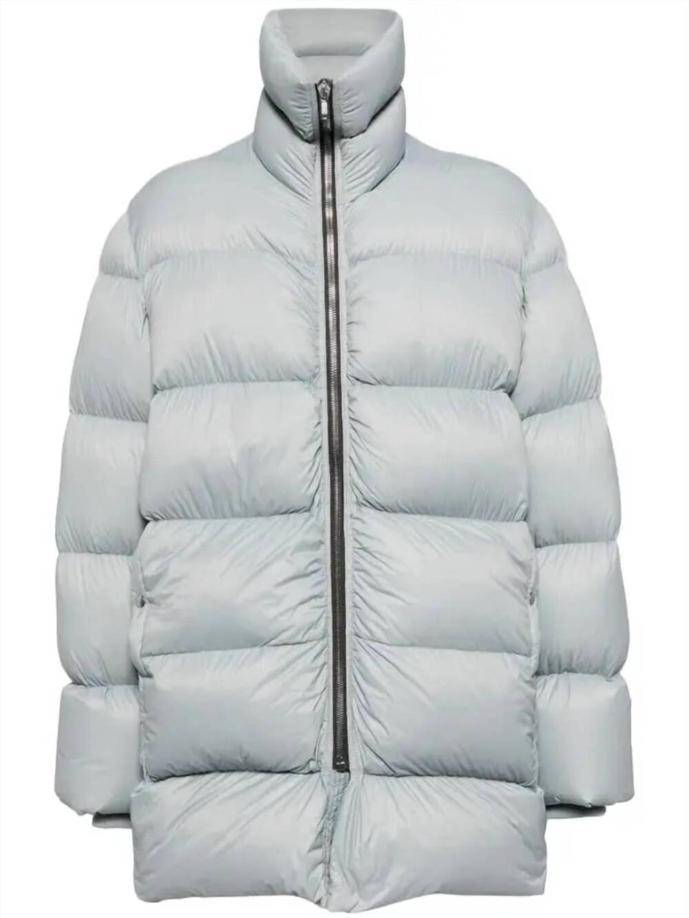 NEW RICK OWENS women's turtle coat in pale blue